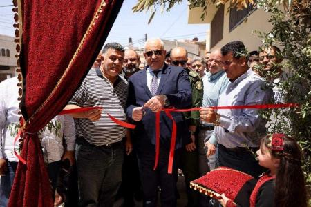 هب الريح يفتتح مديرية الداخلية في حوارة جنوب نابلس